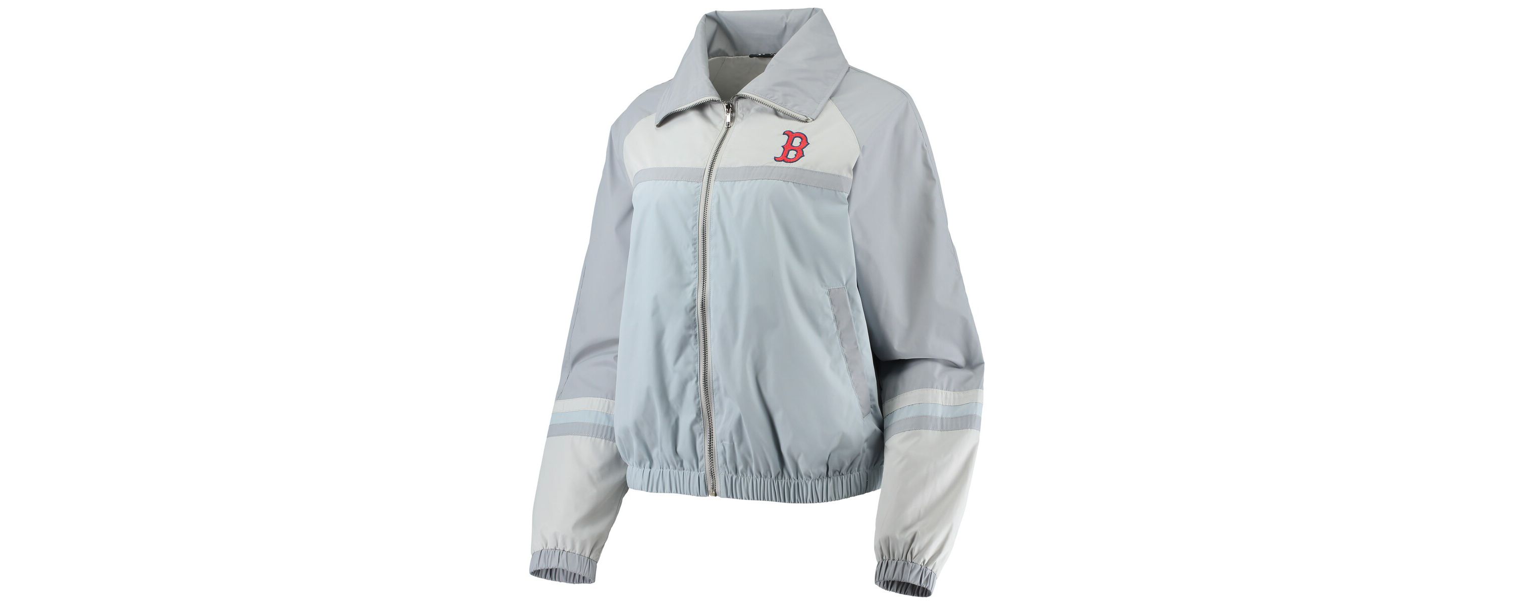 Boston Red Sox MLB Boston Sox Colorblock Track Raglan Full-Zip Jacket