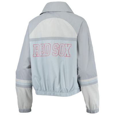 Boston Red Sox MLB Colorblock Track Raglan Full-Zip Jacket