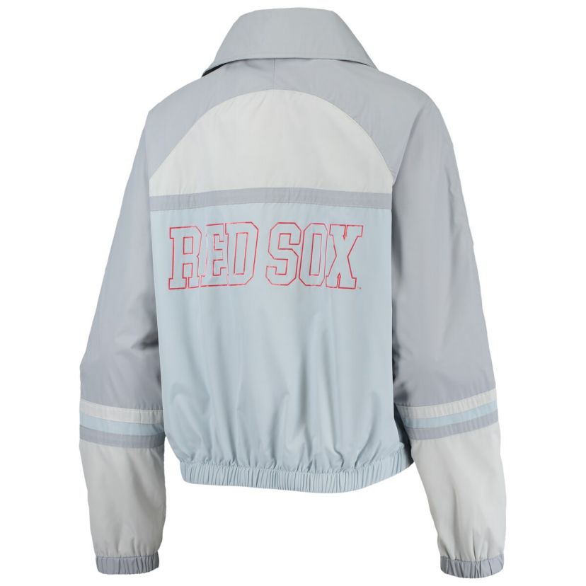 Boston Red Sox MLB Boston Sox Colorblock Track Raglan Full-Zip Jacket