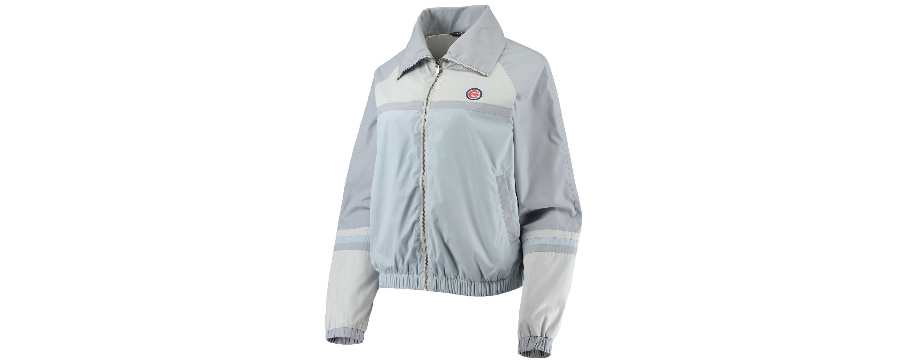 MLB Chicago Cubs Colorblock Track Raglan Full-Zip Jacket