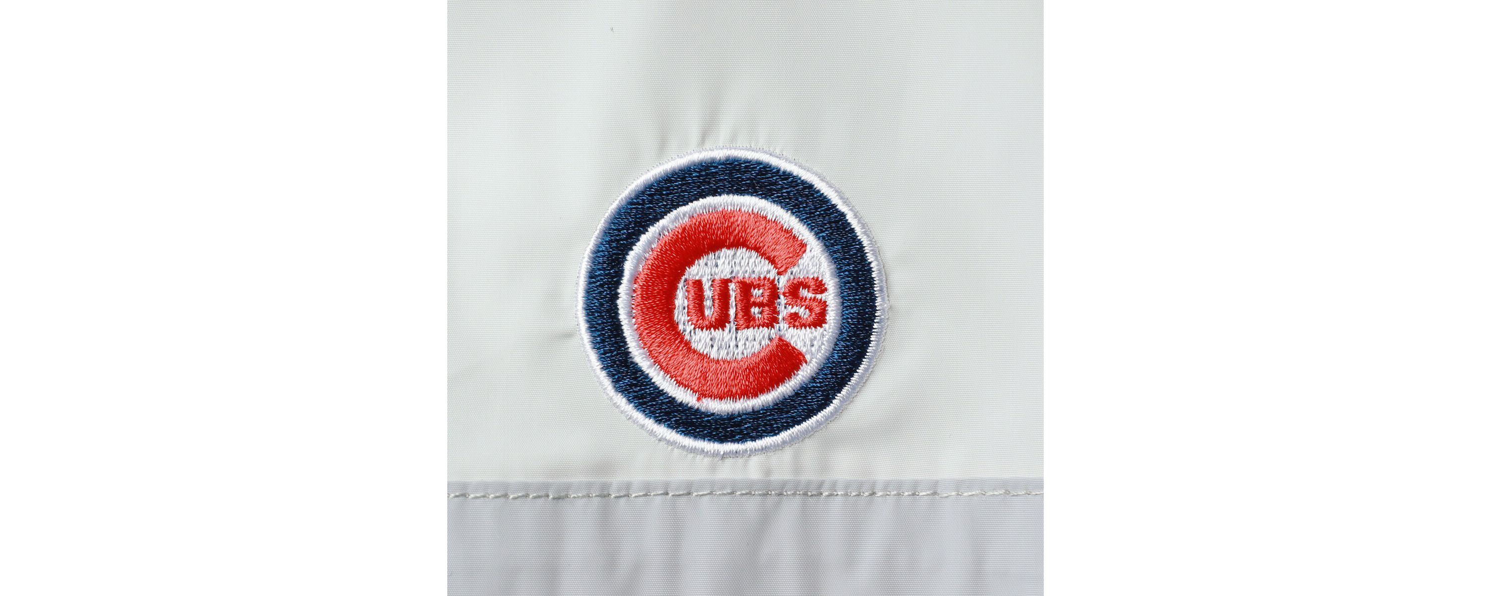 MLB Chicago Cubs Colorblock Track Raglan Full-Zip Jacket