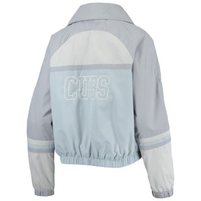 MLB Chicago Cubs Colorblock Track Raglan Full-Zip Jacket