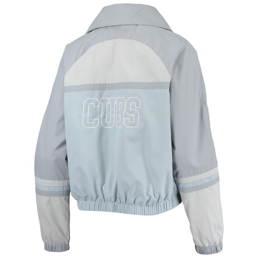 MLB Chicago Cubs Colorblock Track Raglan Full-Zip Jacket