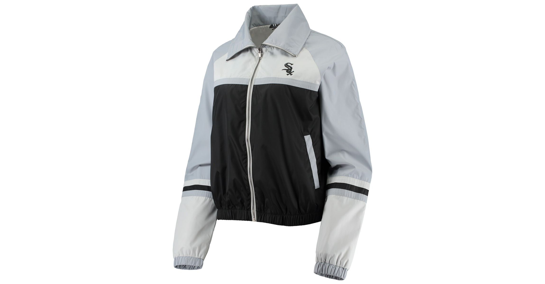 Chicago White Sox MLB Chicago Sox Colorblock Track Raglan Full-Zip Jacket