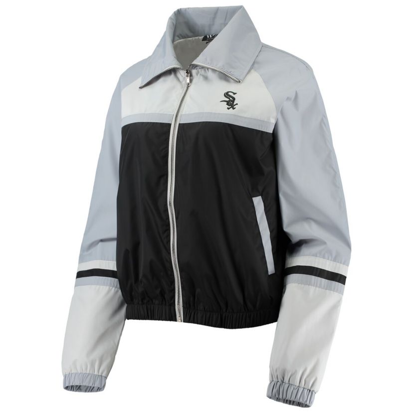 Chicago White Sox MLB Chicago Sox Colorblock Track Raglan Full-Zip Jacket