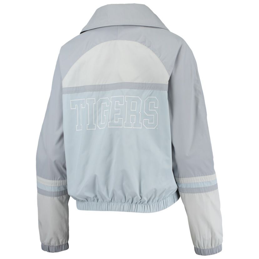 MLB Detroit Tigers Colorblock Track Raglan Full-Zip Jacket