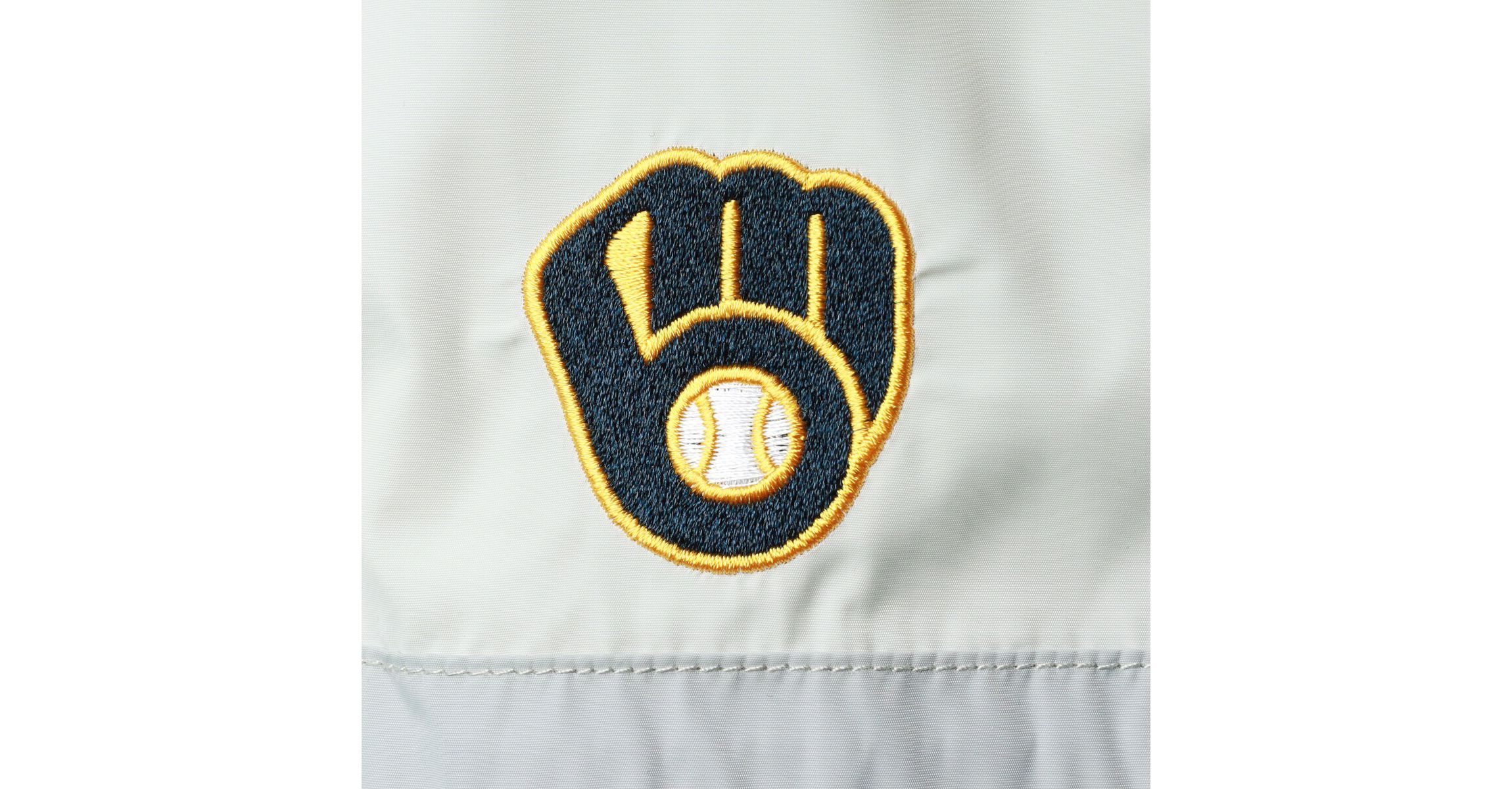 MLB Milwaukee Brewers Colorblock Track Raglan Full-Zip Jacket