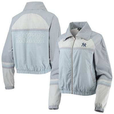 MLB New York Yankees Colorblock Track Raglan Full-Zip Jacket