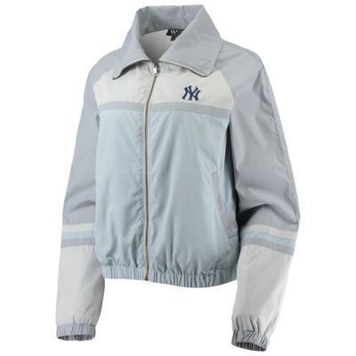 MLB New York Yankees Colorblock Track Raglan Full-Zip Jacket