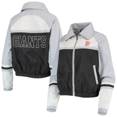 MLB San Francisco Giants Colorblock Track Raglan Full-Zip Jacket