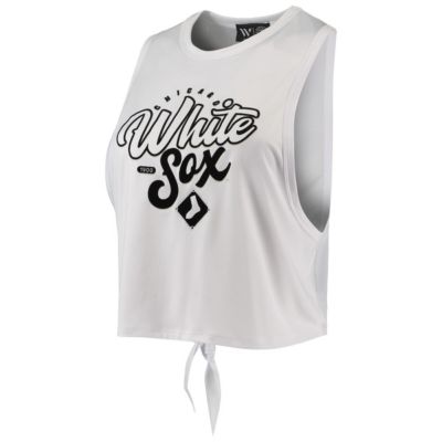 Chicago White Sox MLB Open Back Twist-Tie Tank Top