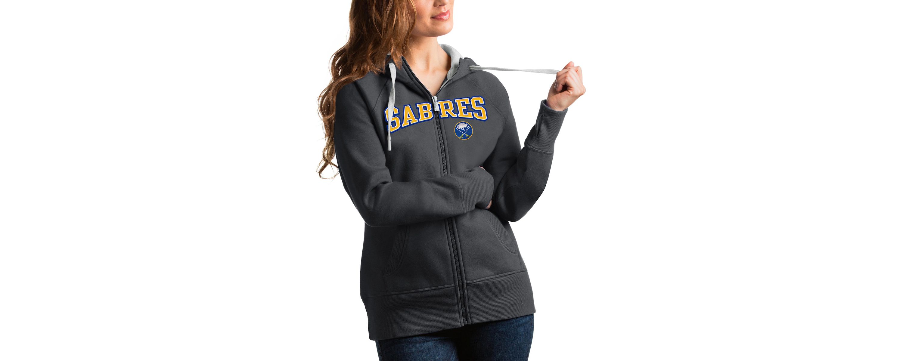NHL Buffalo Sabres Wordmark Victory Full-Zip Hoodie