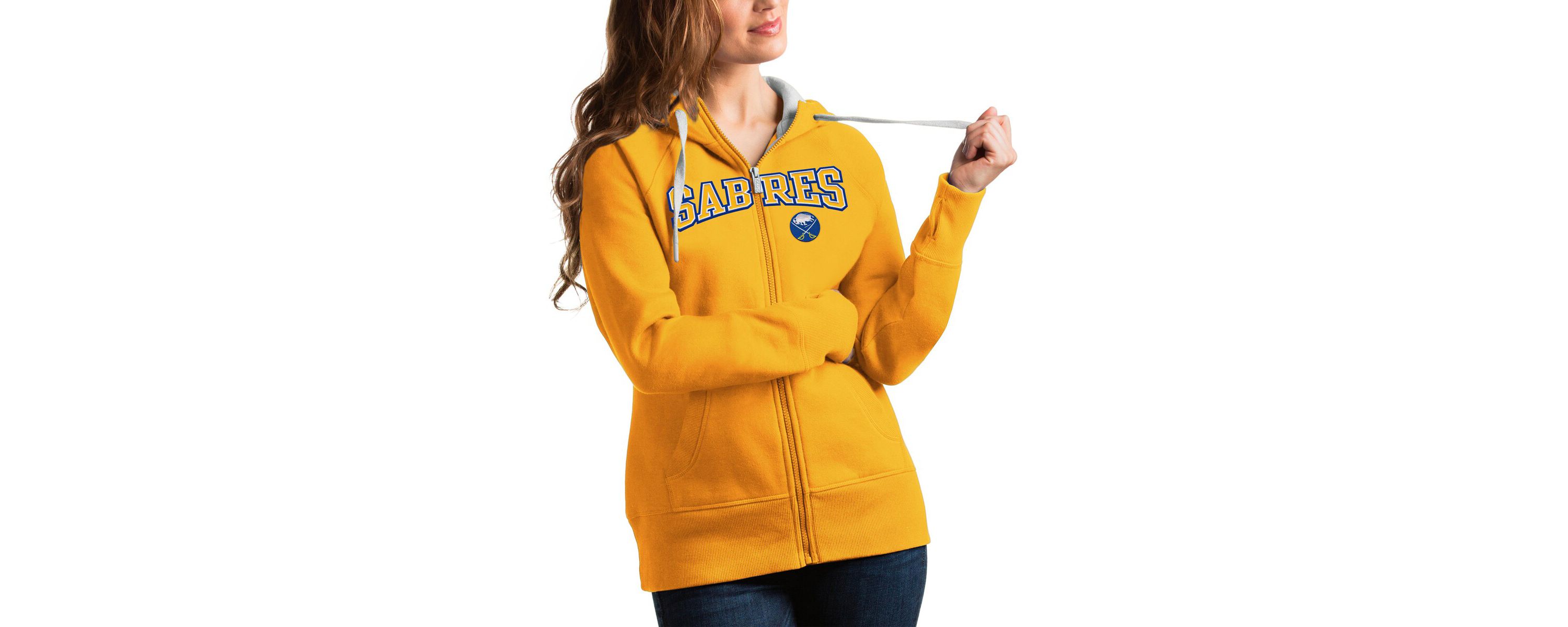 NHL Buffalo Sabres Wordmark Victory Full-Zip Hoodie