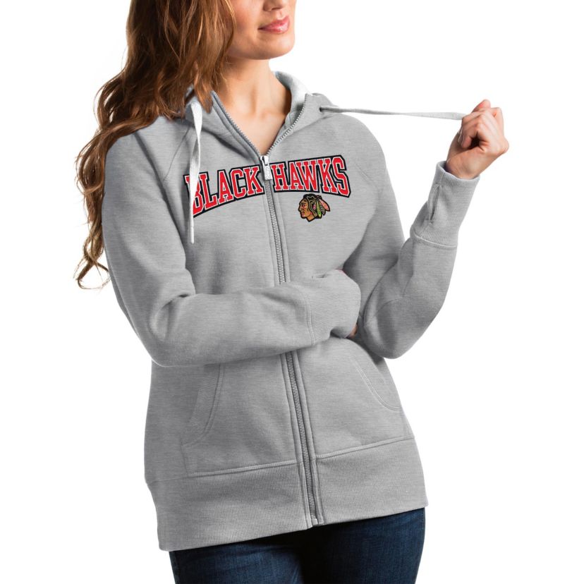 NHL ed Chicago Blackhawks Wordmark Victory Full-Zip Hoodie