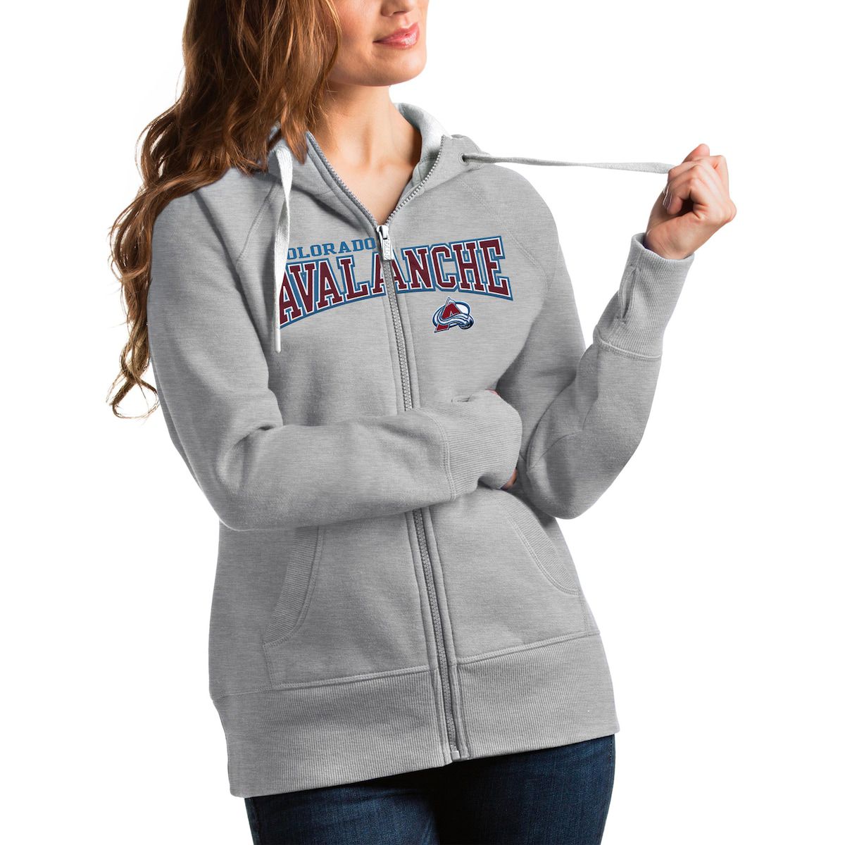 NHL ed Colorado Avalanche Wordmark Victory Full-Zip Hoodie