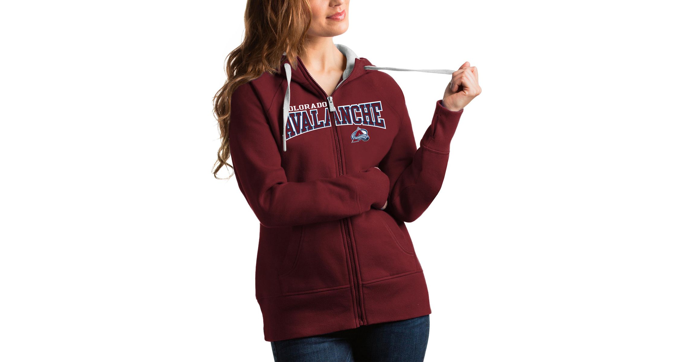 NHL Colorado Avalanche Wordmark Victory Full-Zip Hoodie