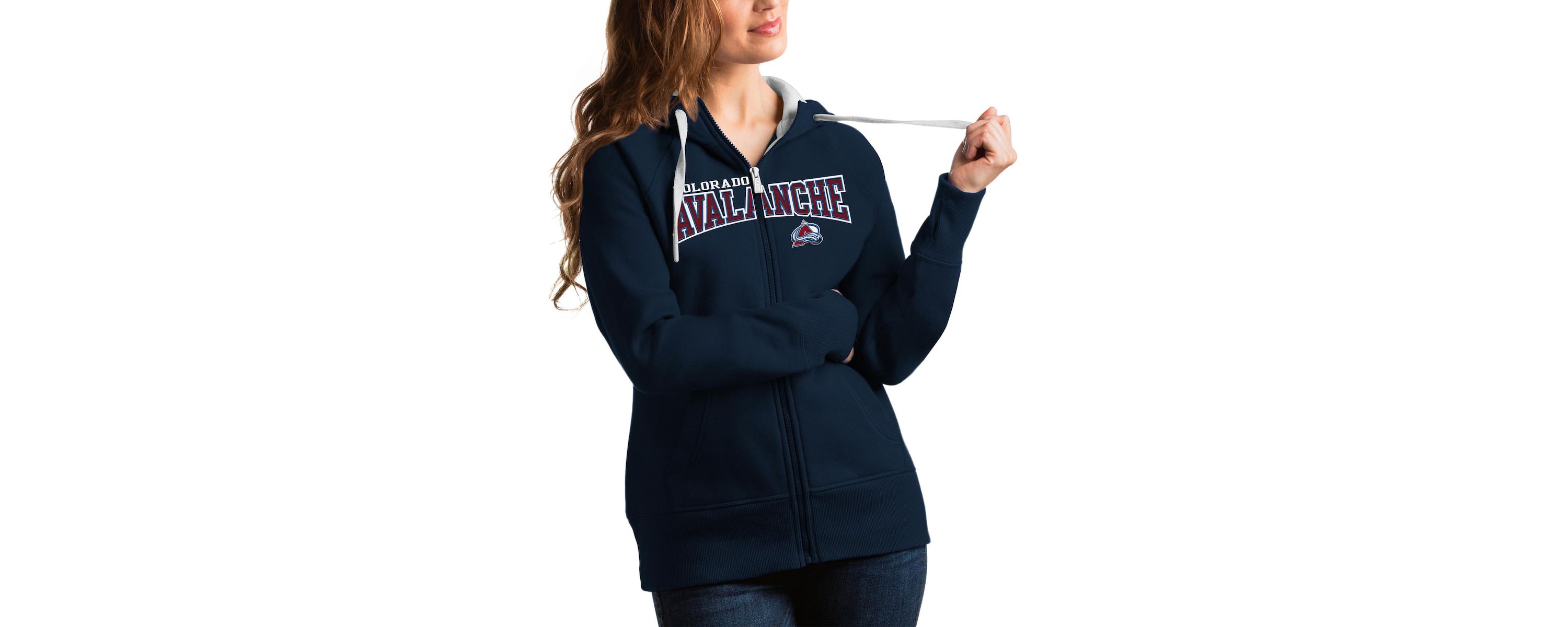 NHL Colorado Avalanche Wordmark Victory Full-Zip Hoodie