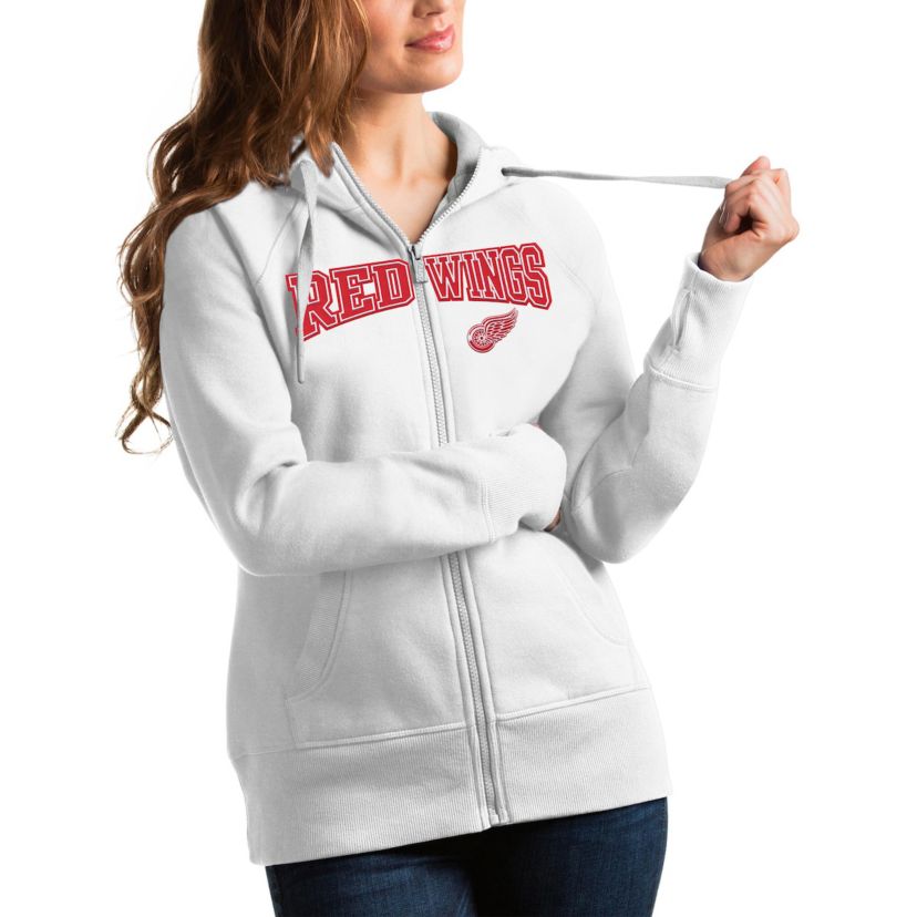 NHL Detroit Wings Wordmark Victory Full-Zip Hoodie