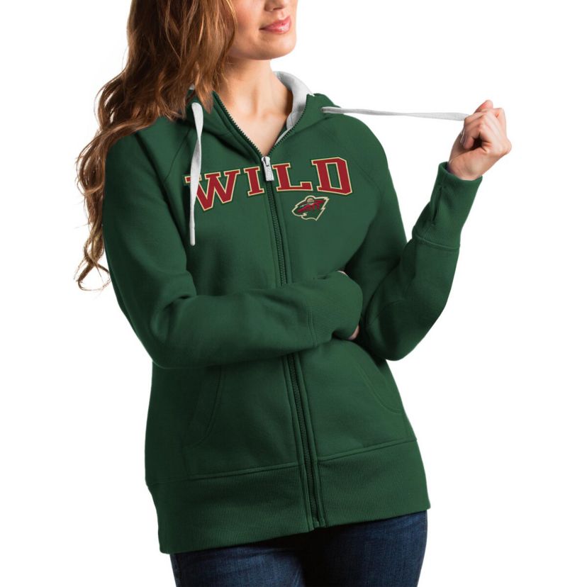 NHL Minnesota Wild Wordmark Victory Full-Zip Hoodie