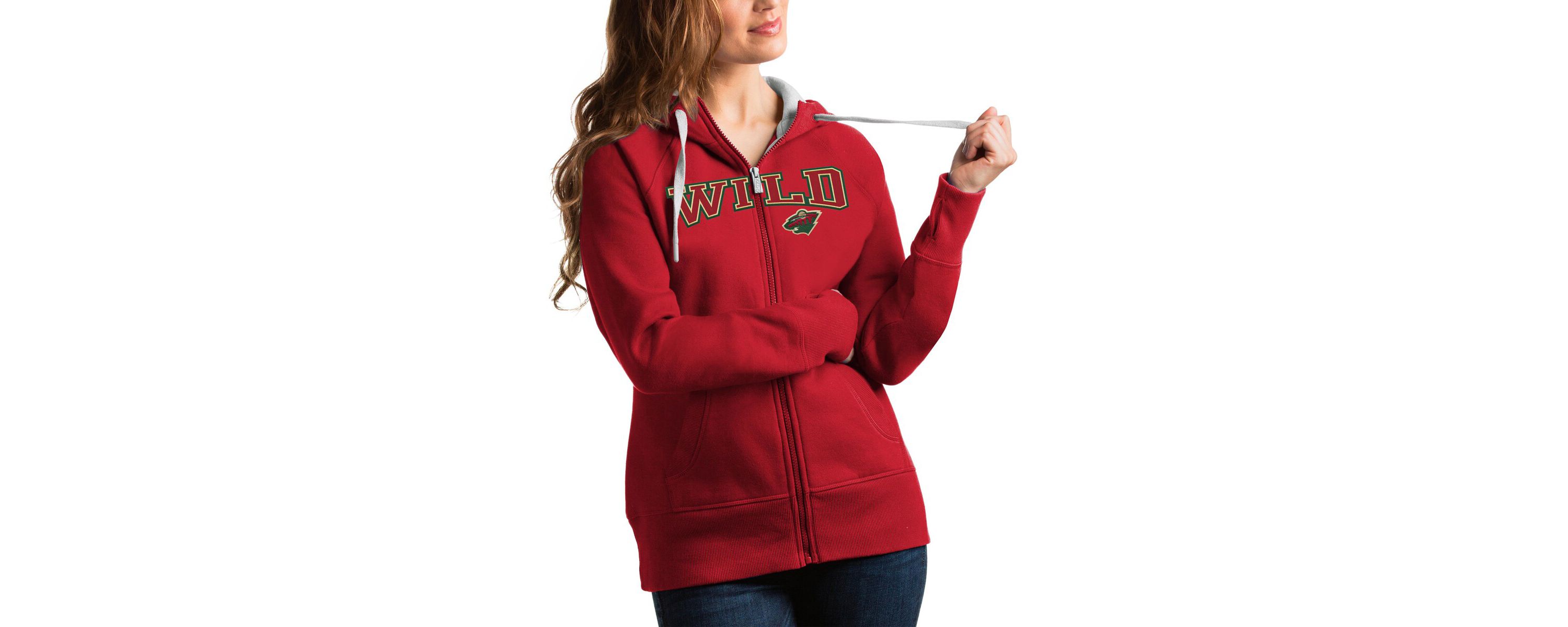 NHL Minnesota Wild Wordmark Victory Full-Zip Hoodie