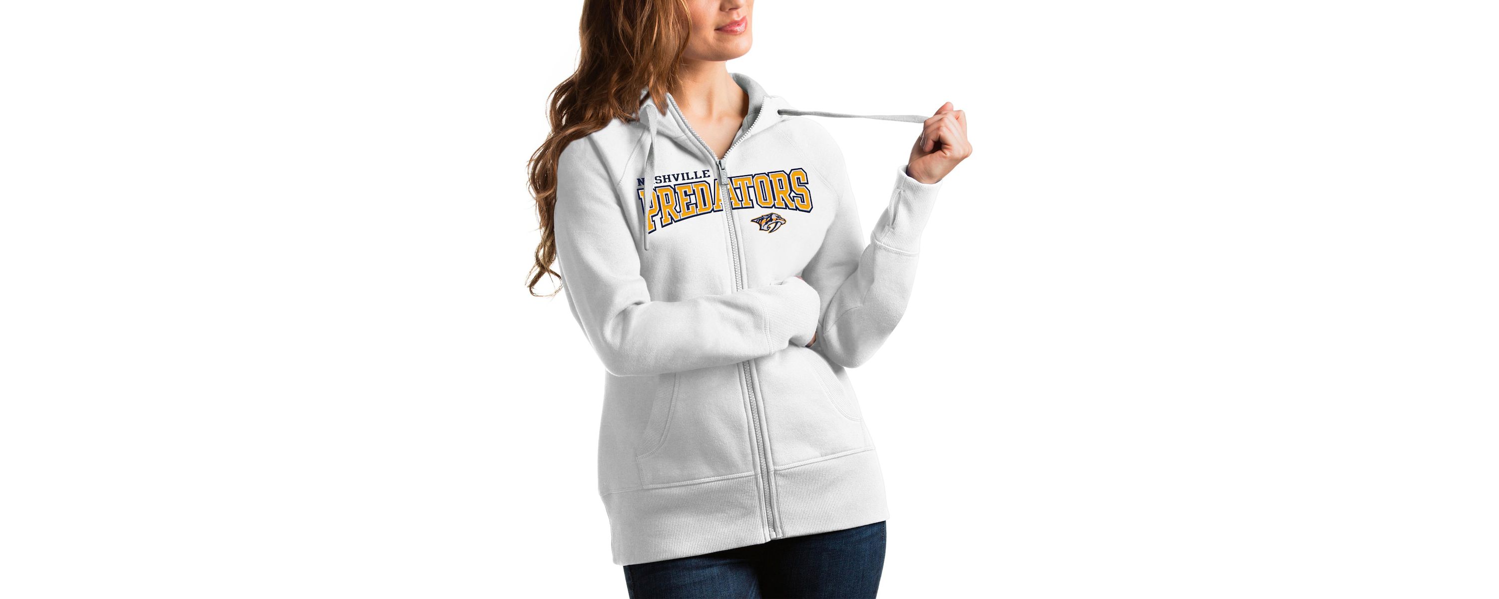 NHL Nashville Predators Wordmark Victory Full-Zip Hoodie