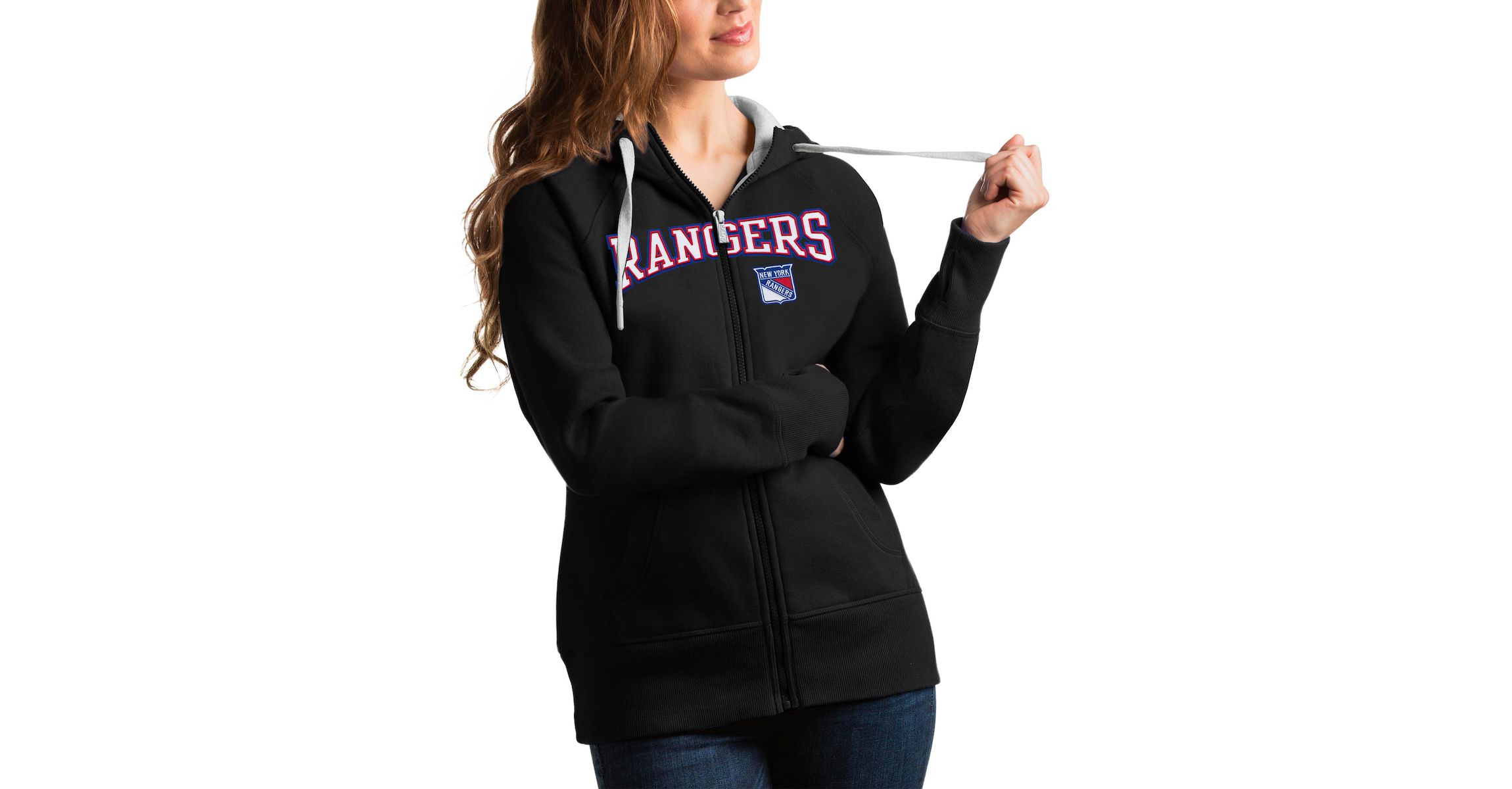 NHL New York Rangers Wordmark Victory Full-Zip Hoodie