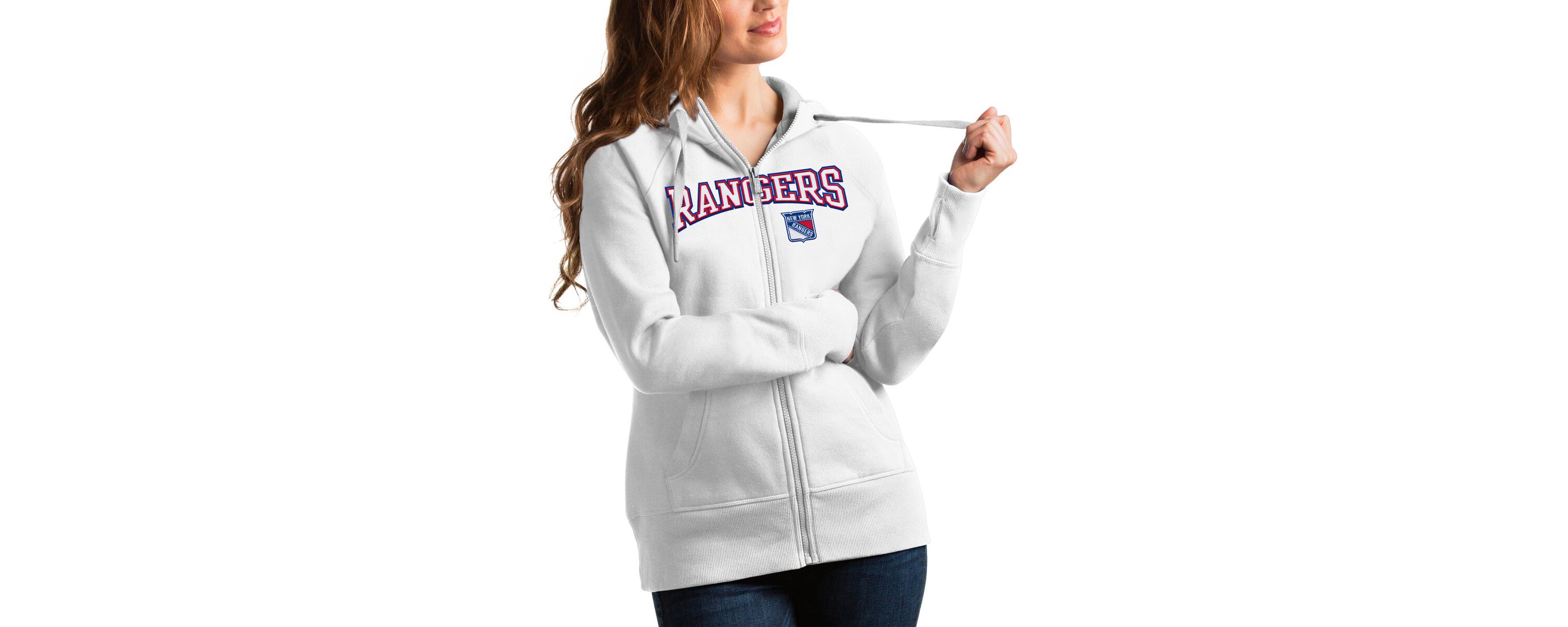 NHL New York Rangers Wordmark Victory Full-Zip Hoodie