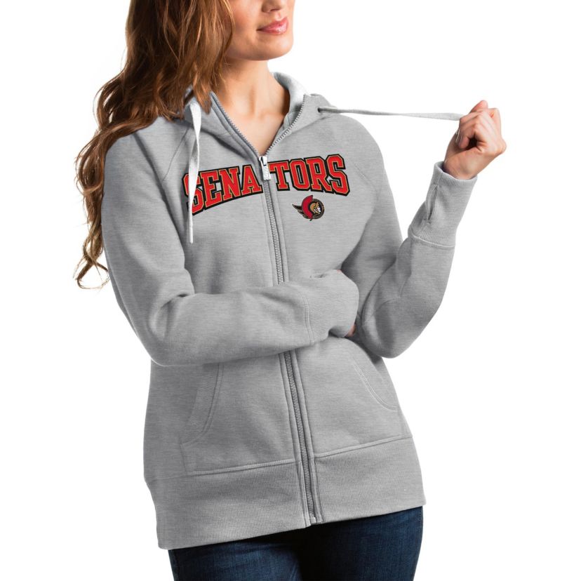 NHL ed Ottawa Senators Wordmark Victory Full-Zip Hoodie