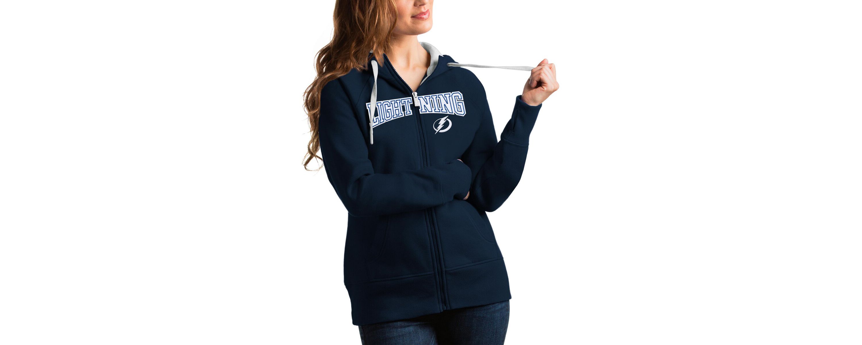 NHL Tampa Bay Lightning Wordmark Victory Full-Zip Hoodie