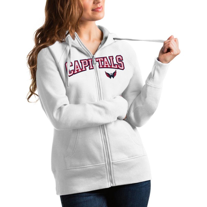 NHL Washington Capitals Wordmark Victory Full-Zip Hoodie