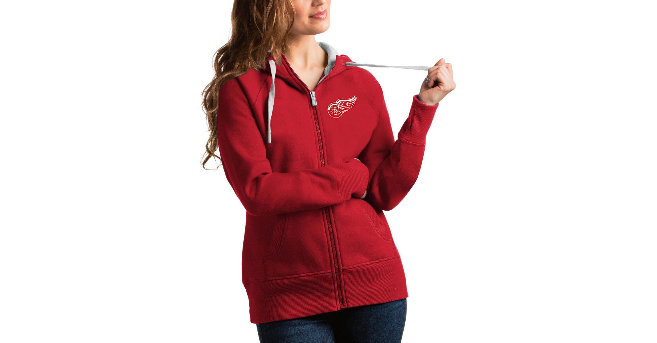 NHL Detroit Wings Team Victory Full-Zip Hoodie