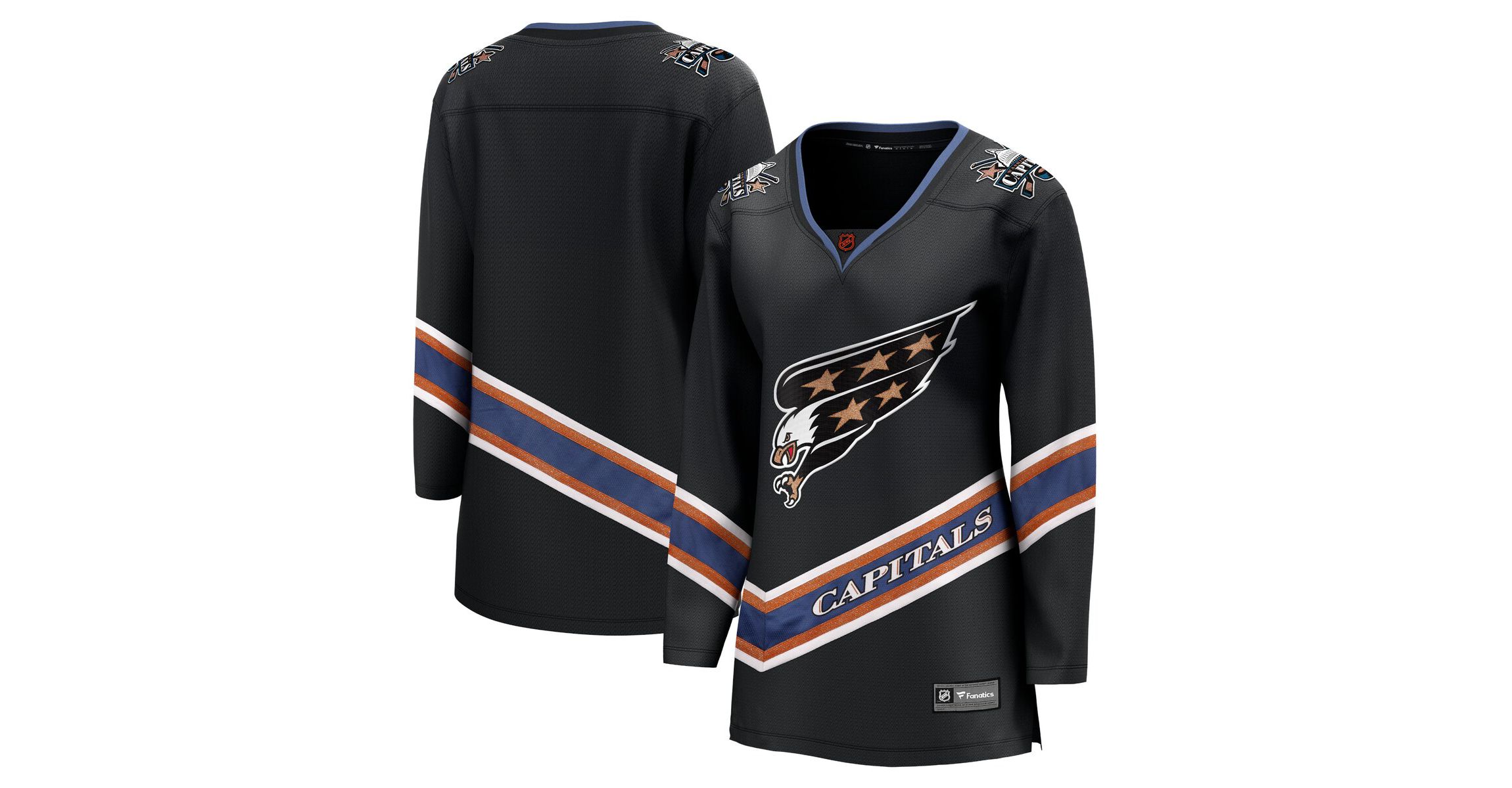 NHL Fanatics Washington Capitals Special Edition 2.0 Breakaway Blank Jersey