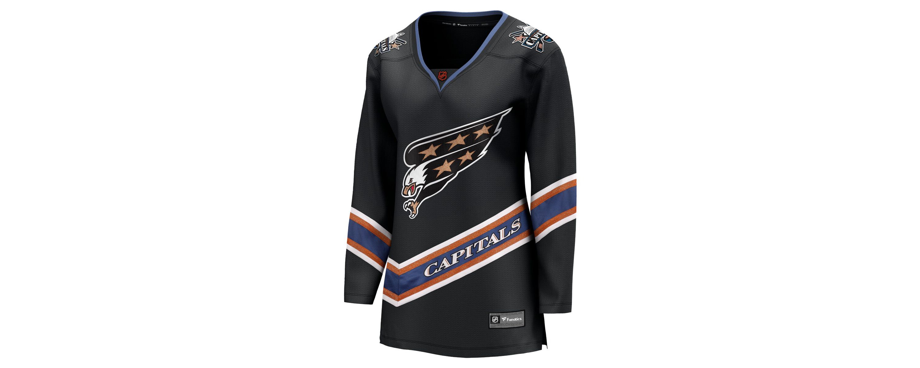 NHL Fanatics Washington Capitals Special Edition 2.0 Breakaway Blank Jersey