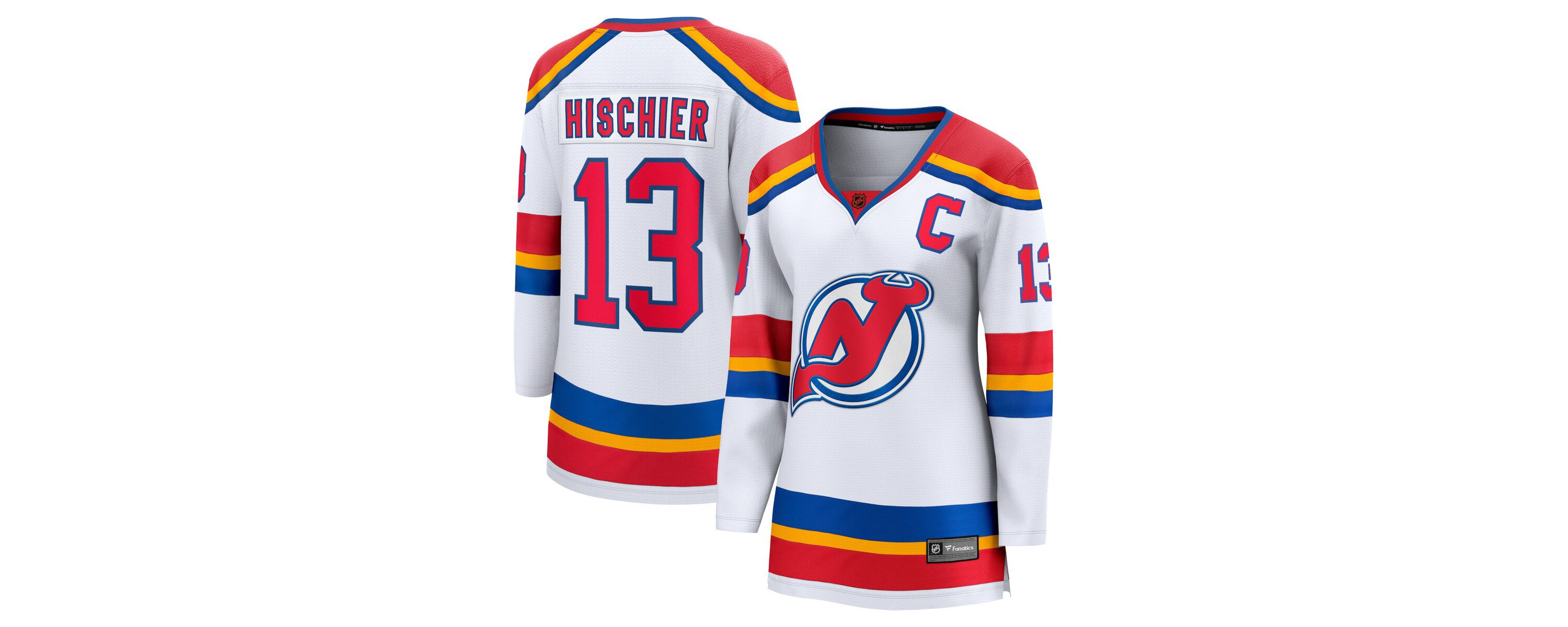 NHL Fanatics Nico Hischier New Jersey Devils Captain Patch Special Edition 2.0 Breakaway Player Jersey