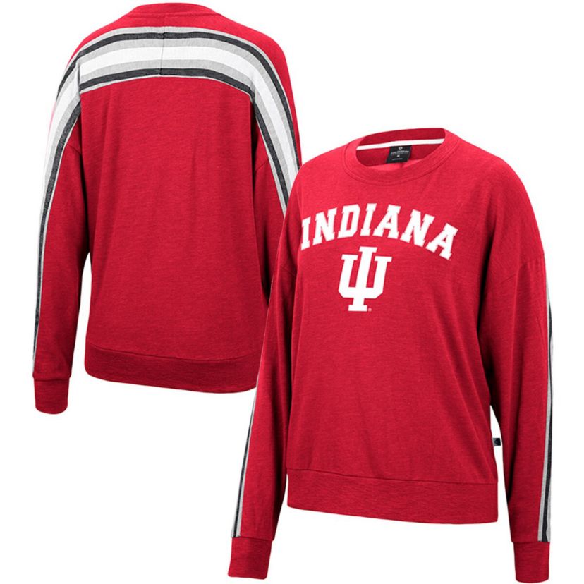 NCAA ed Indiana Hoosiers Team Oversized Pullover Sweatshirt