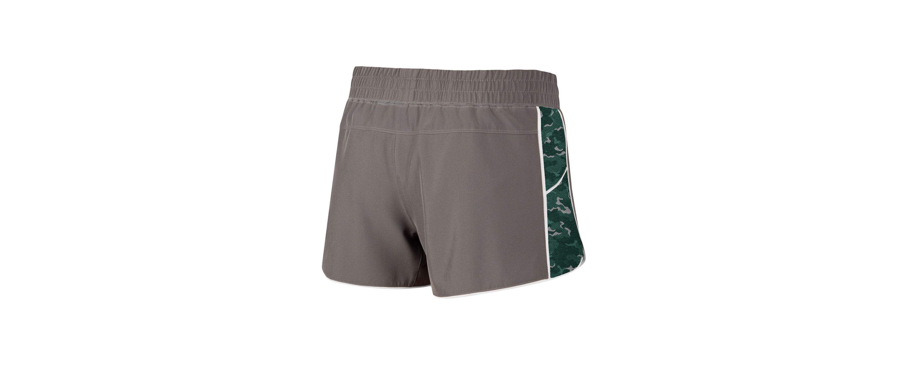 NCAA Gray/Green Michigan State Spartans Pamela Lined Shorts