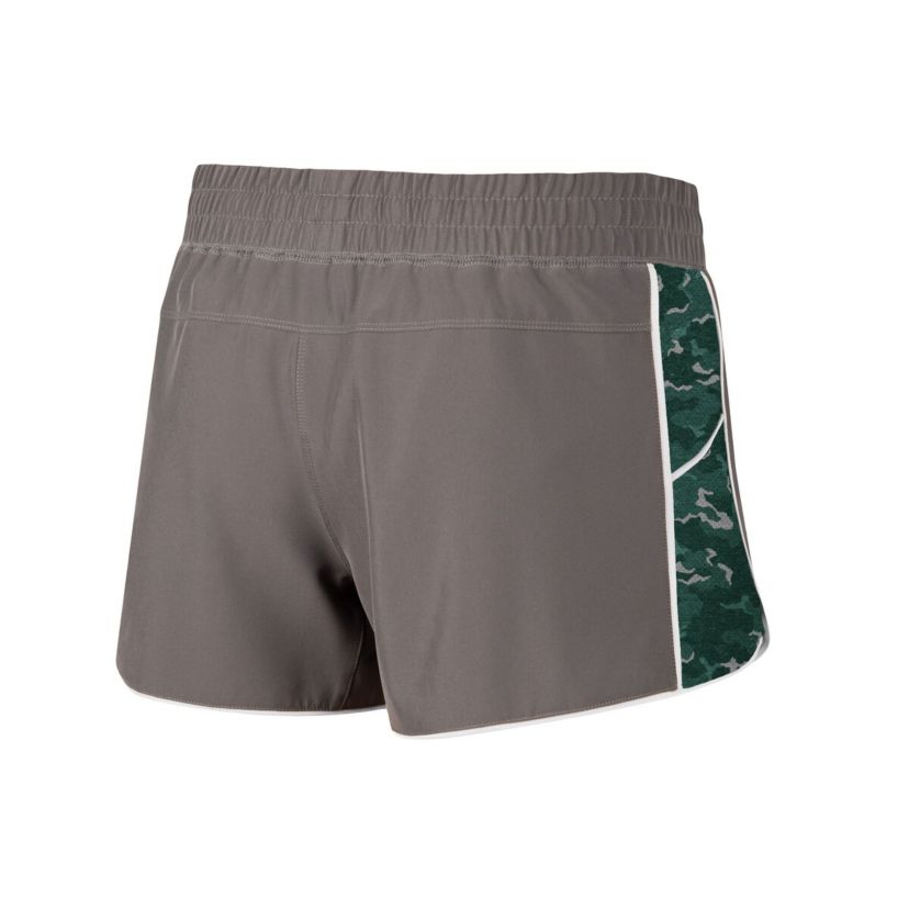 NCAA Gray/Green Michigan State Spartans Pamela Lined Shorts