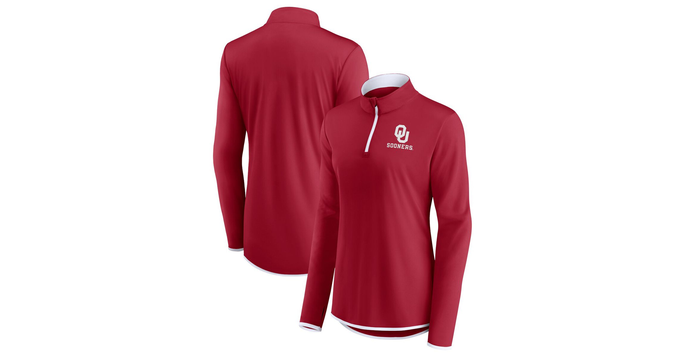 NCAA Fanatics Oklahoma Sooners Worth the Drive Quarter-Zip Top