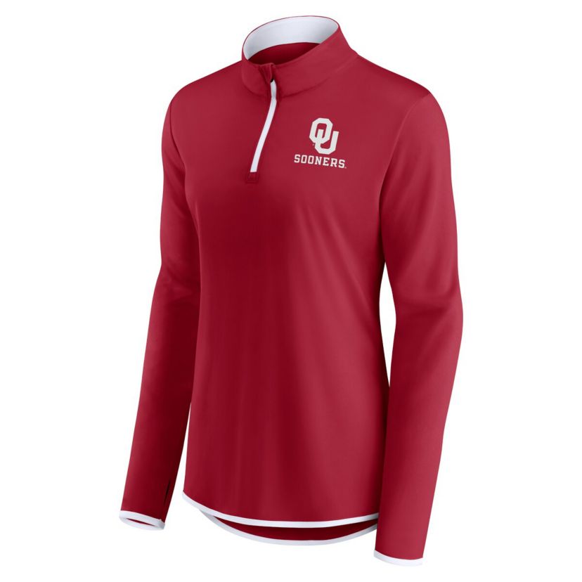 NCAA Fanatics Oklahoma Sooners Worth the Drive Quarter-Zip Top