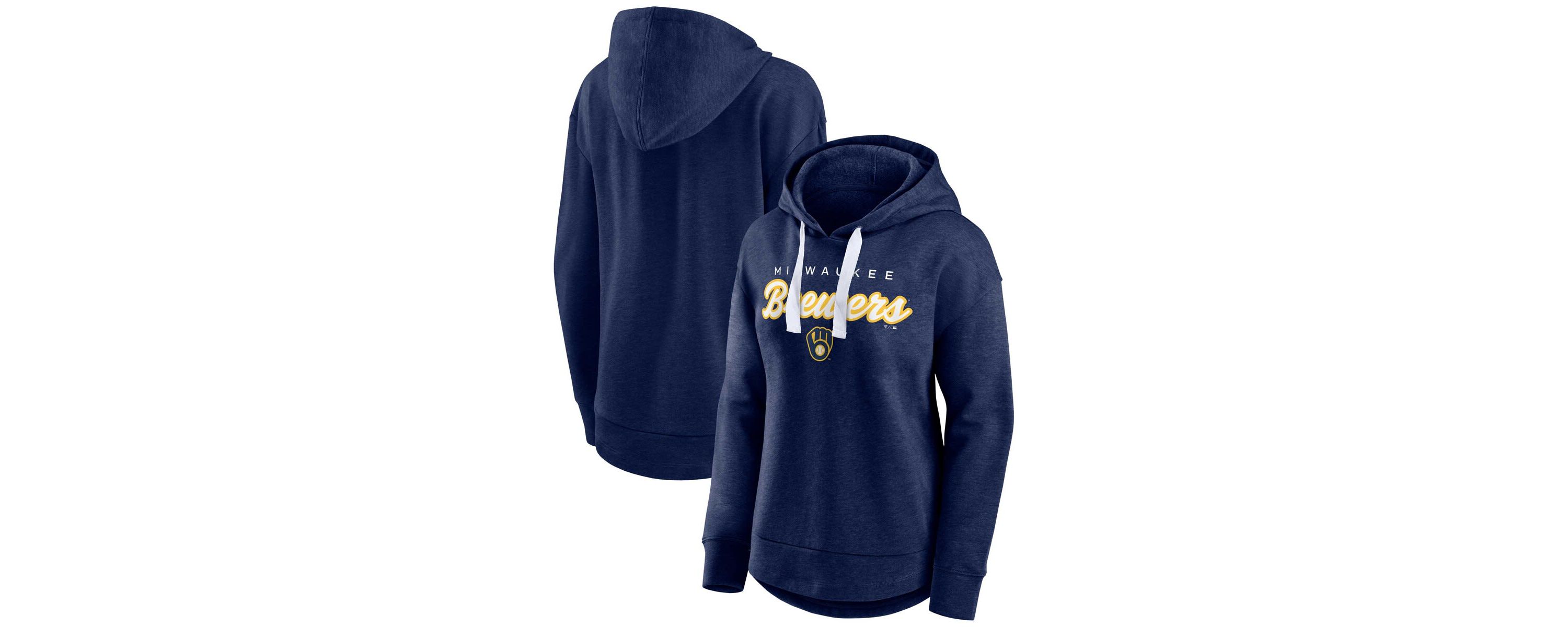 MLB Fanatics Milwaukee Brewers Set to Fly Pullover Hoodie