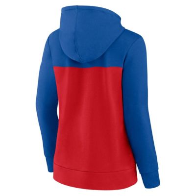 MLB Fanatics Chicago Cubs Take The Field Colorblocked Hoodie Full-Zip Jacket