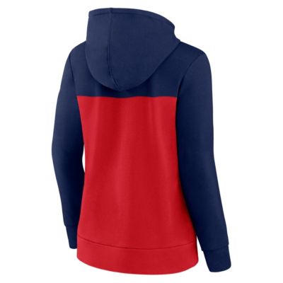 Boston Red Sox MLB Fanatics Take The Field Colorblocked Hoodie Full-Zip Jacket