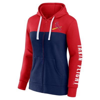 MLB Fanatics St. Louis Cardinals Take The Field Colorblocked Hoodie Full-Zip Jacket