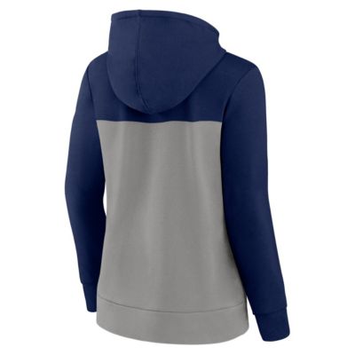 MLB Fanatics Milwaukee Brewers Take The Field Colorblocked Hoodie Full-Zip Jacket