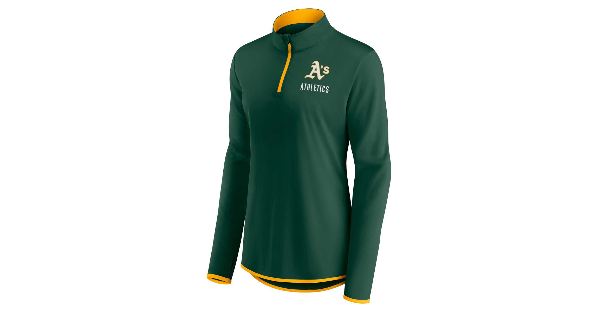 Oakland Athletics MLB Fanatics Athletics Worth The Drive Quarter-Zip Jacket