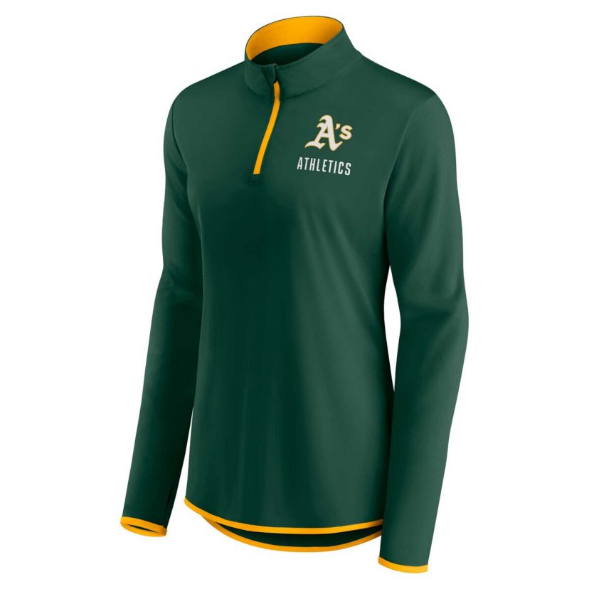 Oakland Athletics MLB Fanatics Athletics Worth The Drive Quarter-Zip Jacket