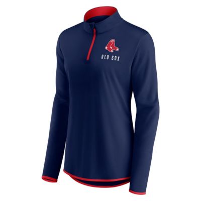 Boston Red Sox MLB Fanatics Worth The Drive Quarter-Zip Jacket