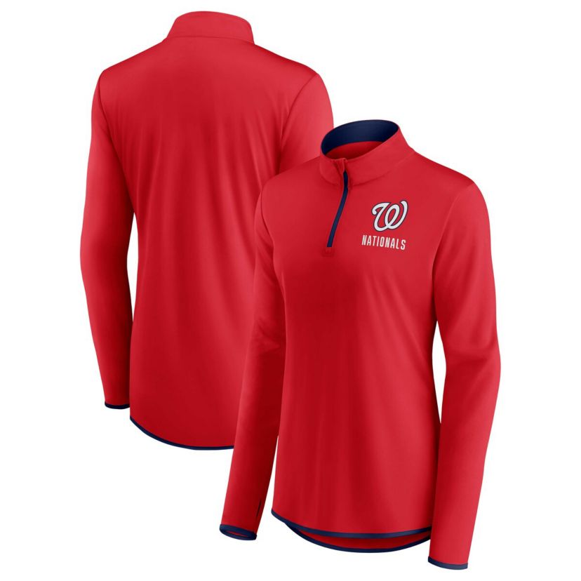 MLB Fanatics Washington Nationals Worth The Drive Quarter-Zip Jacket