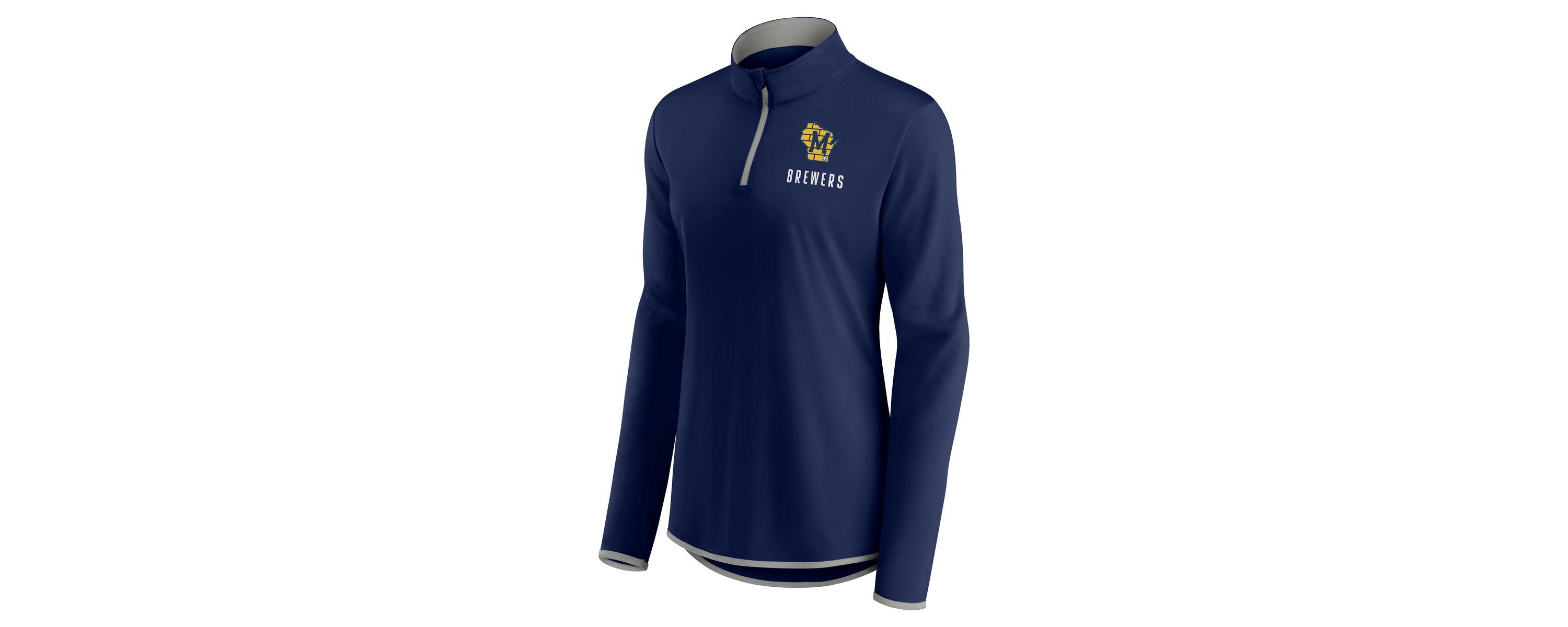 MLB Fanatics Milwaukee Brewers Worth The Drive Quarter-Zip Jacket