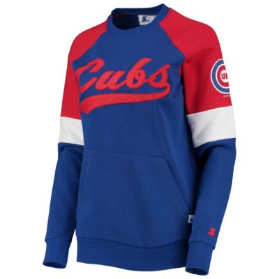 MLB Chicago Cubs Playmaker Raglan Pullover Sweatshirt